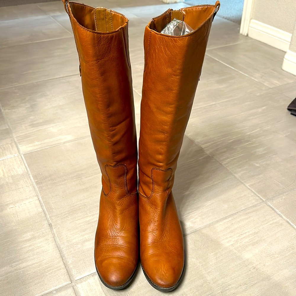 Sam Elderman Penny leather riding boots